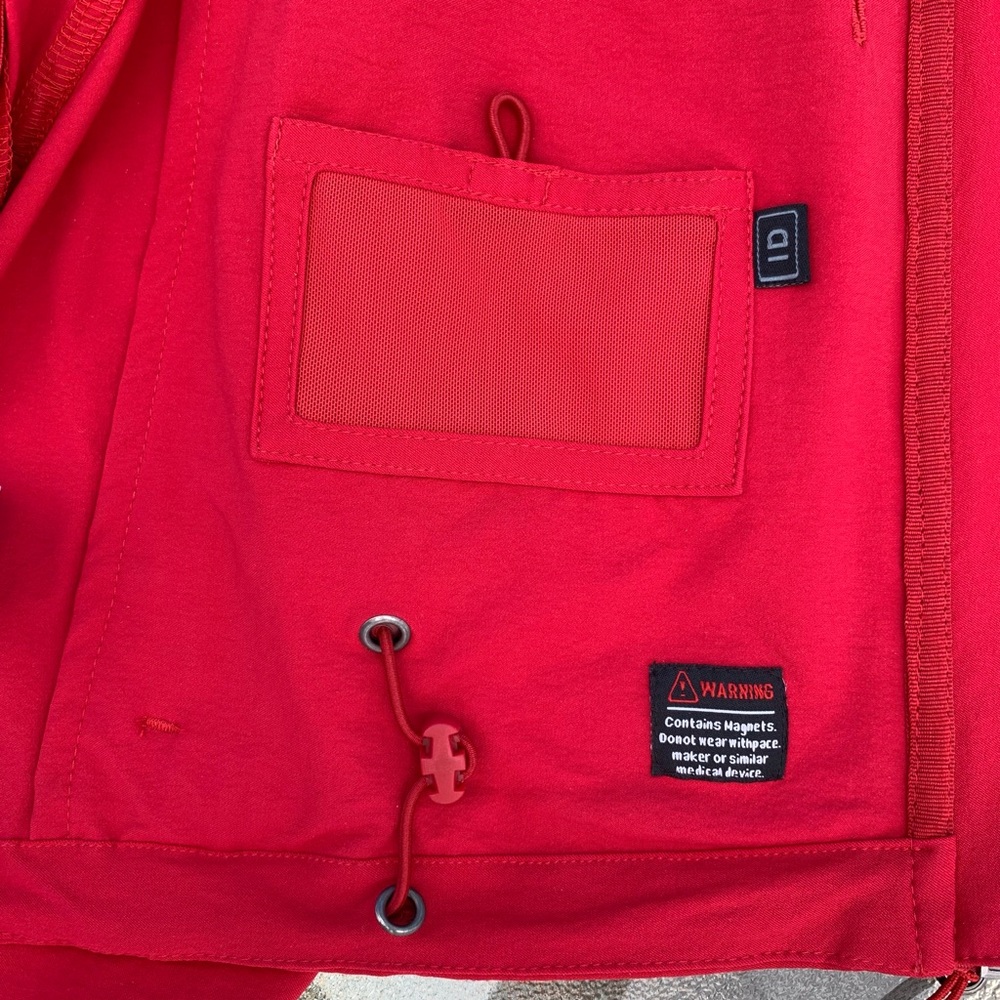 SCOTTeVEST Red Kelly Convertible TEC Jacket Vest ~ Women’s Large - Picture 11 of 15